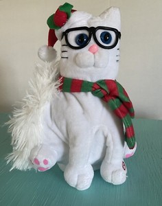 dancing christmas cat