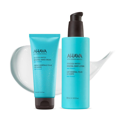 AHAVA Totes Meer Wasser Mineral Handcreme, Meeres-Kuss - Feuchtigkeitscreme Für 