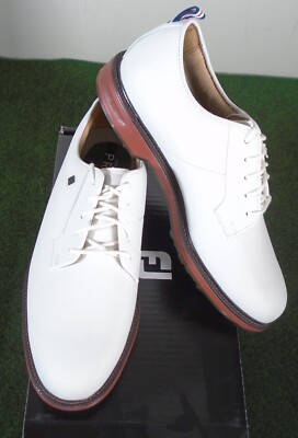 NIB Footjoy DryJoys Premiere Field Spikeless Golf Shoes, White