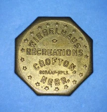 WIEBELHAUS RECREATION (1946-1949) - CROFTON, NEBRASKA - GF 5c - *51787390 🌈