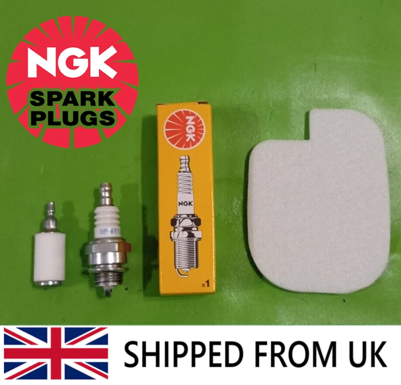 McCulloch MAC 738 740 742 Service Kit NGK BMR7A Spark plug Air & fuel Filter