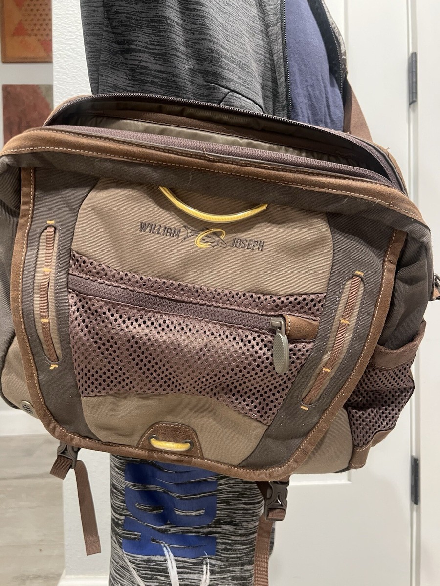 William Joseph Fly Fishing Bag Shoulder Waist | eBay