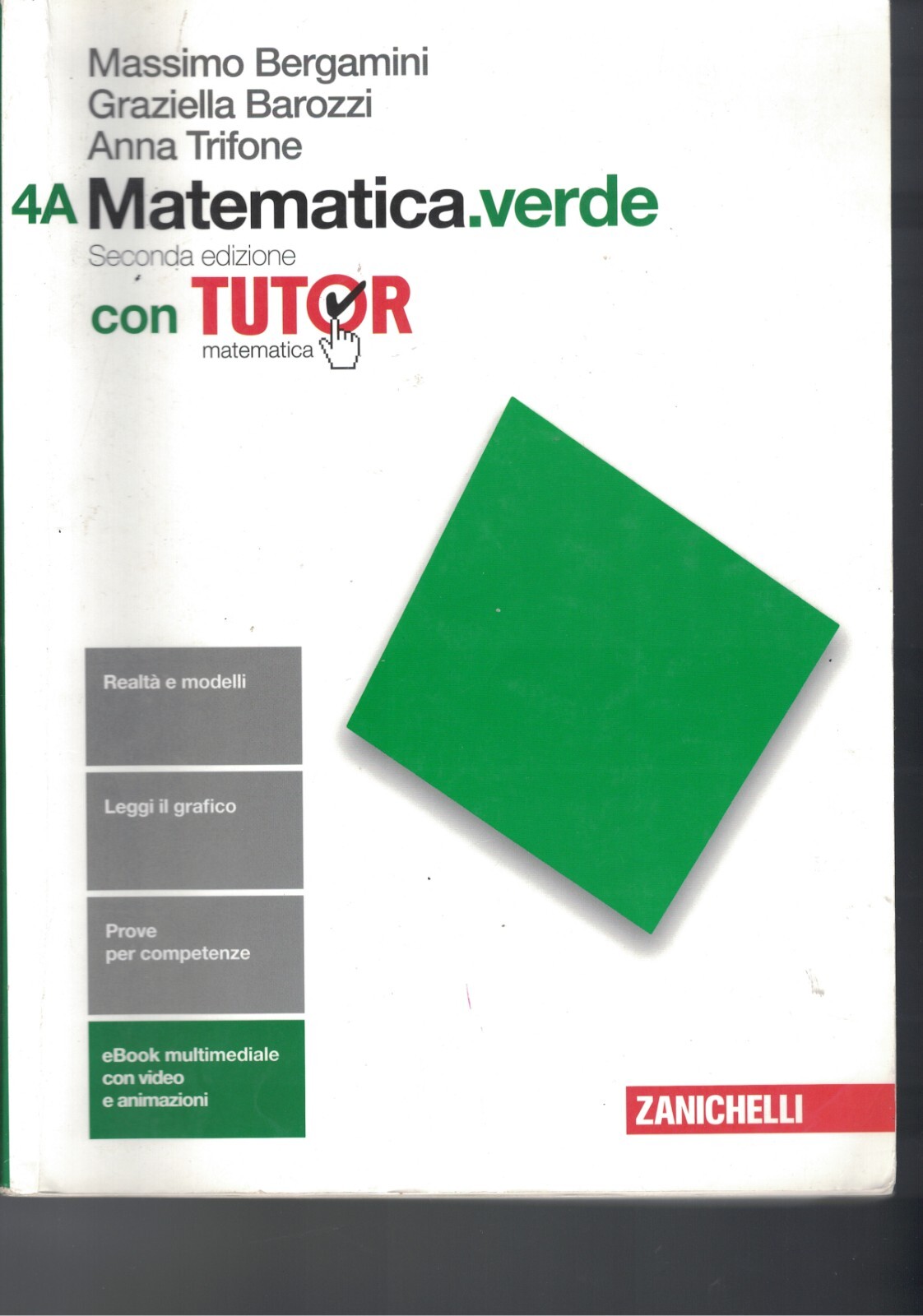 MATEMATICA. VERDE CONF. 4 CON TUTOR VOLUME A + B - 9788808439291