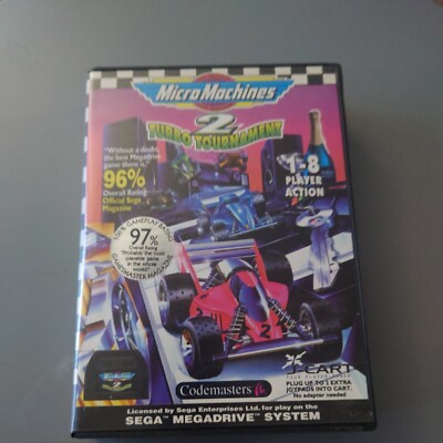 Micro Machines 2 Turbo Tournament (SEGA Mega Drive, 1994) komplett mit Handbuch