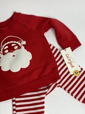 Baby Cat Jack 2 Pc Christmas Santa Outfit Size 3-6 MO NWT