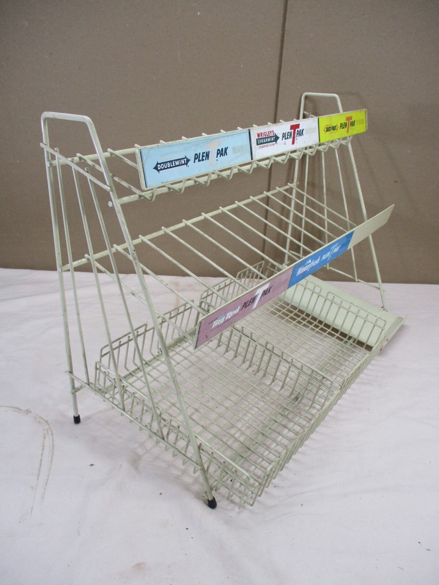 Vintage Gum & Candy Gas Station Country Store Display Wire Rack