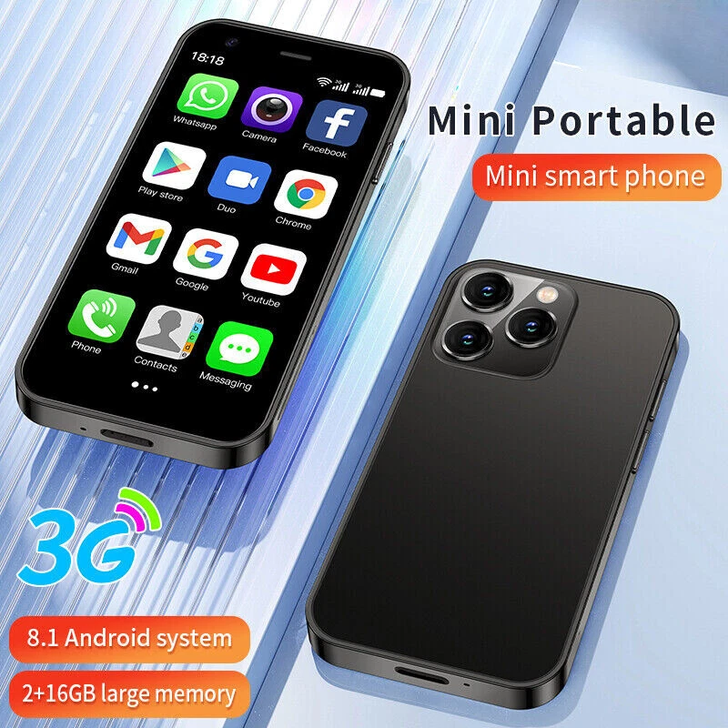 Unlocked Mini 3G Phone with 2GB+16GB - Small Smartphone 3.0" HD Touch Screen - Image 3 of 4