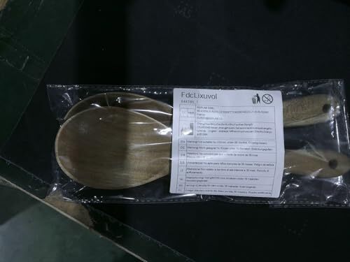 Salad Fork and Spoon 10.2 Inches Acacia Wooden Forks and Spoons Wooden Salad ... - Picture 8 of 8