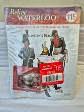 ISSUE 115 DEL PRADO RELIVE WATERLOO SET OF 2 PAINTED LEAD SOLDIERS DWA071 28MM