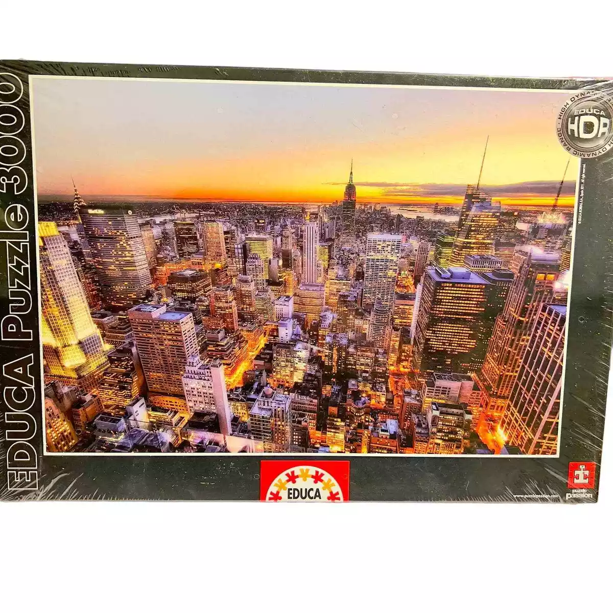 Educa HDR Jigsaw Puzzle 3000 Piece NEW SEALED #14824 Manhattan Sunset