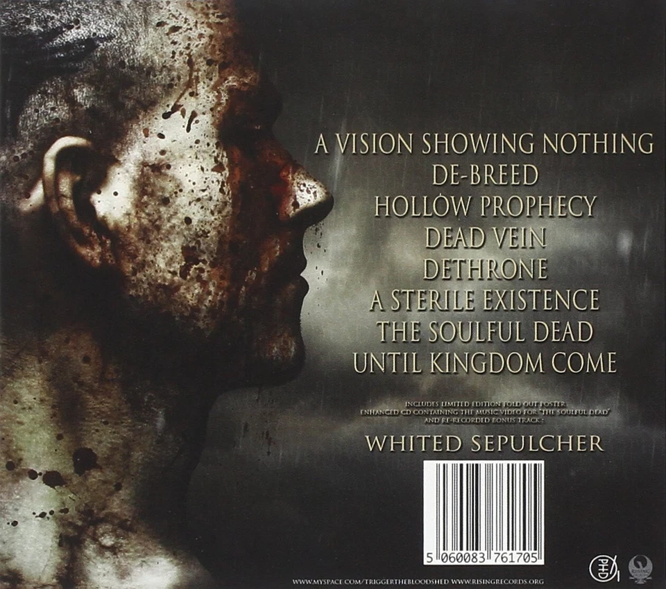 TRIGGER THE BLOODSHED Degenerate ( CD 2010 Rising Rec. Digipak ) - Bild 2 von 2