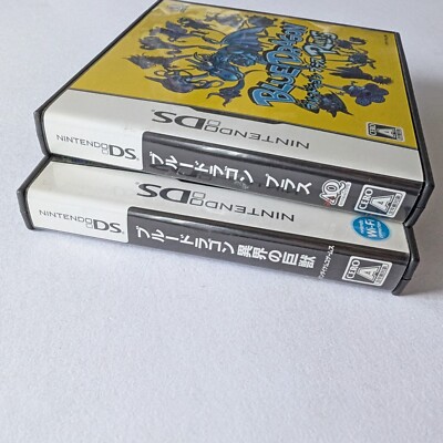 Nintendo DS Blue Dragon Plus Awakened Shadow Set Lot NDS Bandai