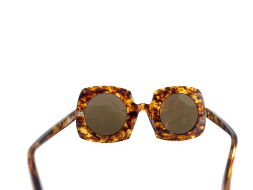 VINTAGE IDC OVERSIZED TORTOISE LENSES SUNGLASSES 80S FRANCE - Picture 3 of 5
