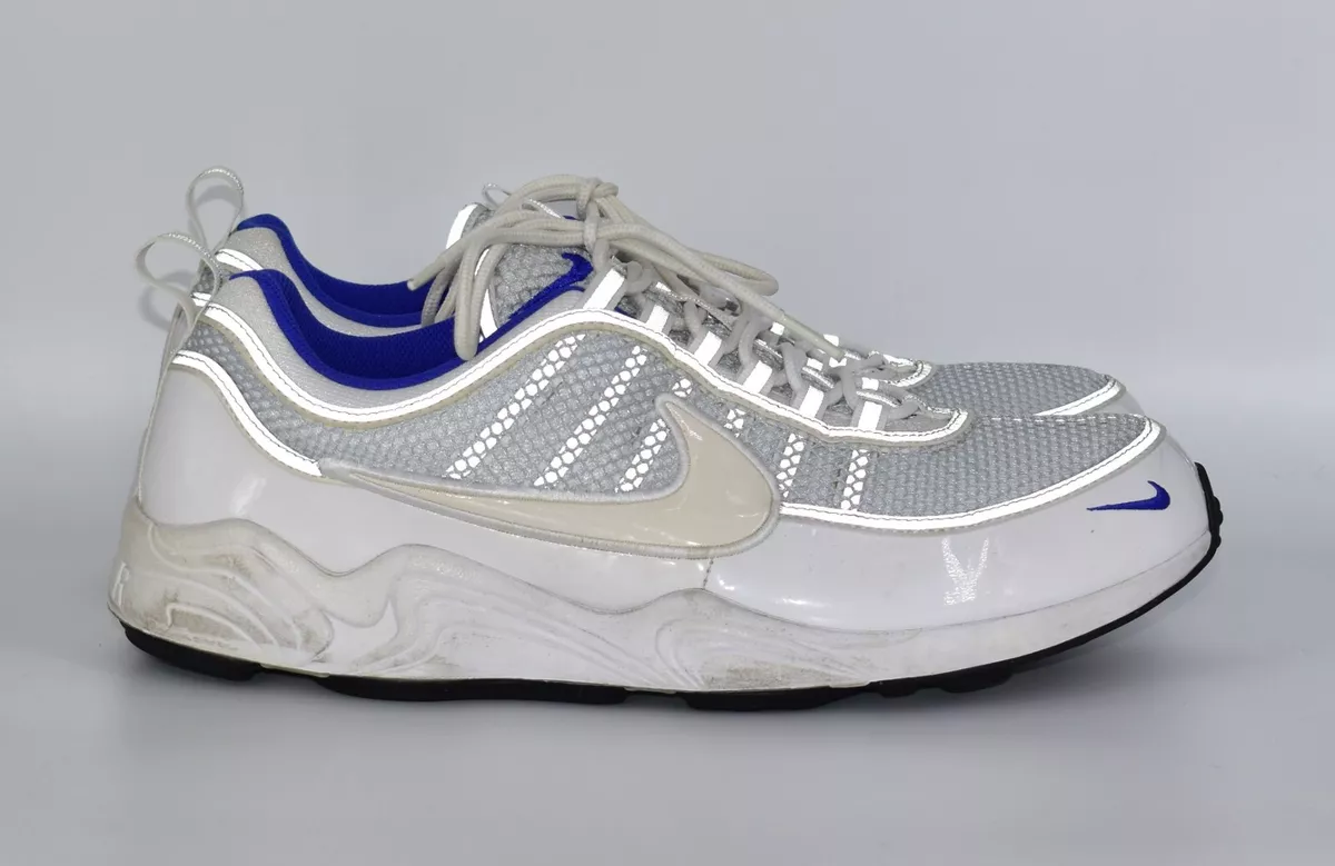 B0 NIKE AIR Spiridon 16 White Platinum Blue Shoes Size 14 | eBay