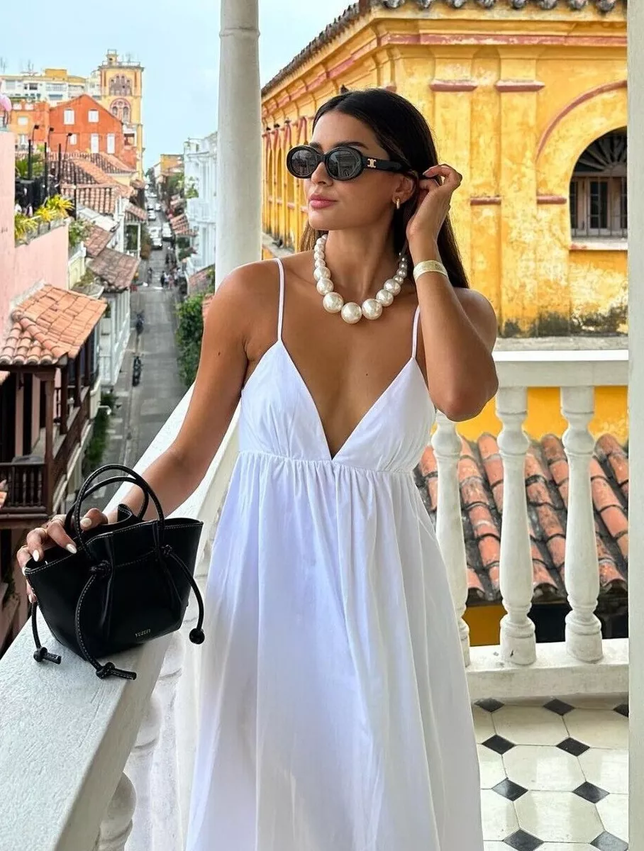 White maxi cheap dress zara