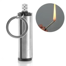 Edelstahl Feuerstarter Outdoor Camping Wandern Flint Survival Tragbarer Starter