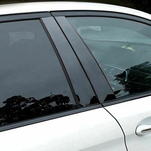 Glossy Black Pillar Posts Door Window Trim 6Pc For Hyundai Elantra 2021 22-2023 - Imagen 3 de 11