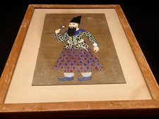 Zand-Qajar Antique Mid. East Persian Hand Painting Miniature/Hand-Crafted Paper