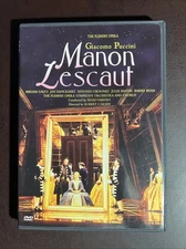 Manon Lescaut The Fleish Opera Giacomo Puccini DVD - Movie Very Good
