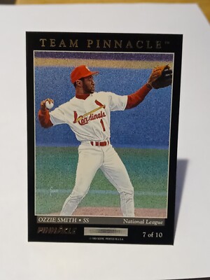 1993 Score Pinnacle Ozzie Smith/ Pat Listack #7/10 Team Pinnacle