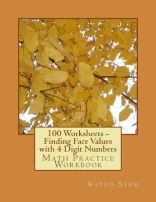 100 Worksheets - Finding Face Values With 4 Digit Numbers: Math Practice Wo...