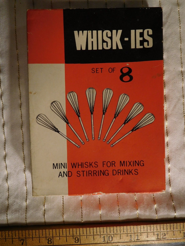 'Whisk-ies Whiskers' cat-themed whisky barware set, new-in-box vintage — a clever, punny, and genuinely rare find for the cat-loving spirits fan.