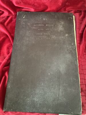 Carnarvon Harbour Trust Act;  1790, 1809, 1877, 1803. published in 1881 document