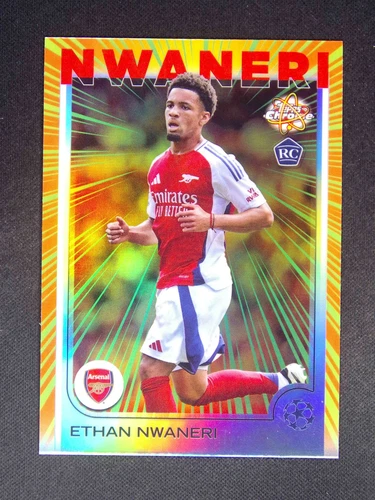 2024-25 Topps Chrome UEFA Ethan Nwaneri Radiating Rookies RC #RR-7