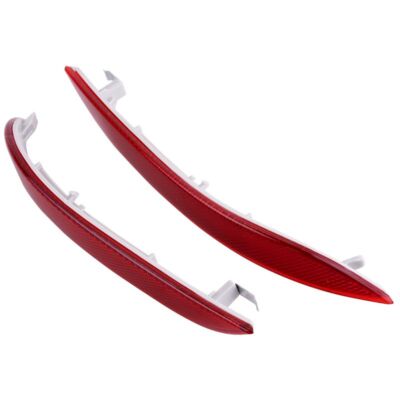 2Pcs Rear Bumper Reflector Light for 03-07 BMW E60 5 Series 525i 528i 535i 545i