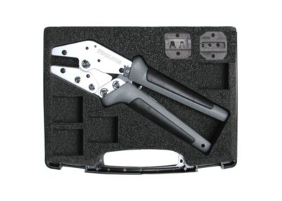 Toolova 4060143 Crimpwerkzeugset: Crimp Pliers Incl 2 Crimpeinsätze for MC3+MC4