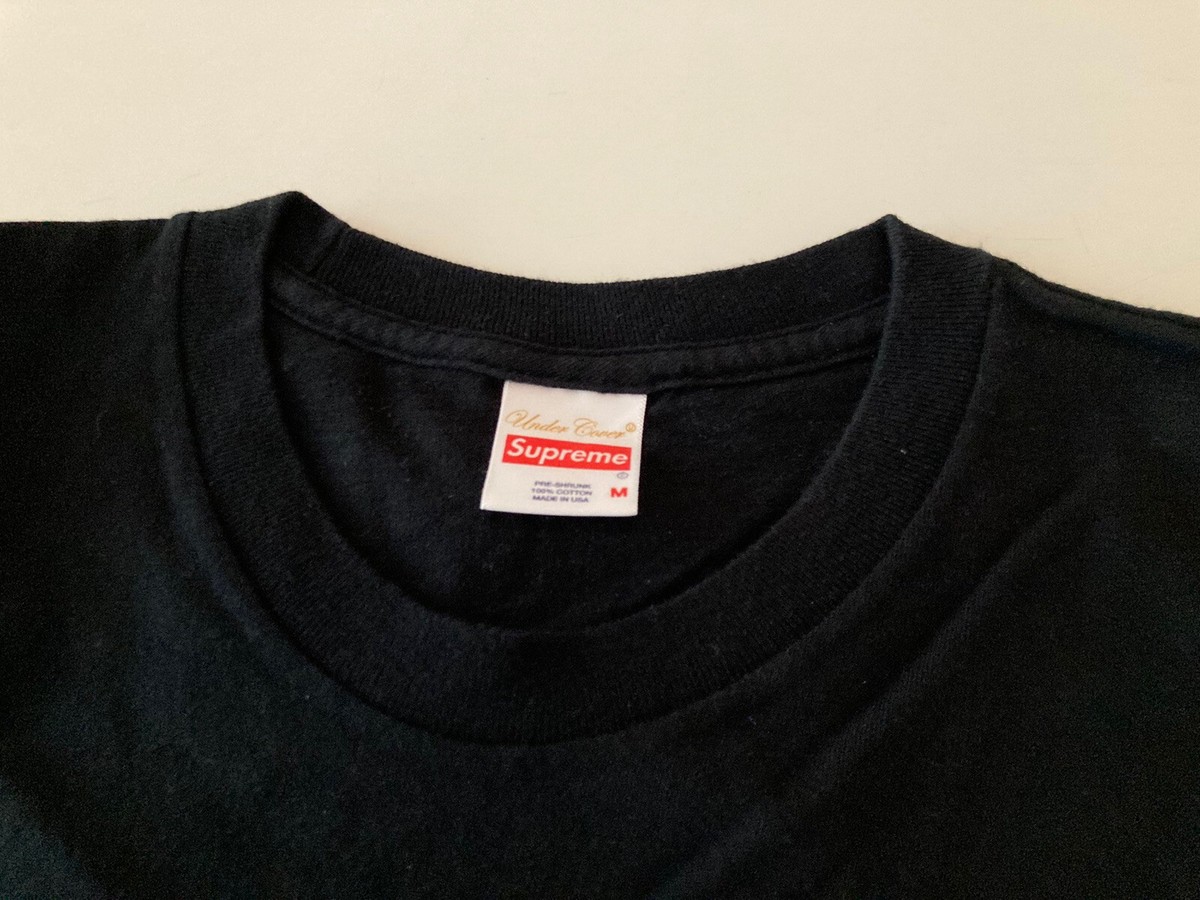 Supreme Undercover Box Logo x UNDERCOVER BOX LOGO Black Tshirt