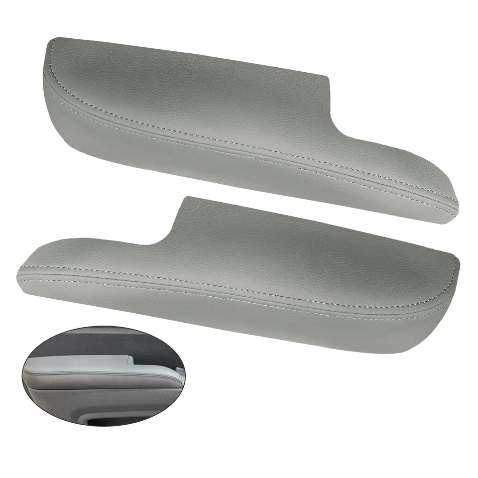 For 2006-2014 Honda Ridgeline Atlas Gray Front Door Panel Armrest Vinyl Cover Foto 2 de 4