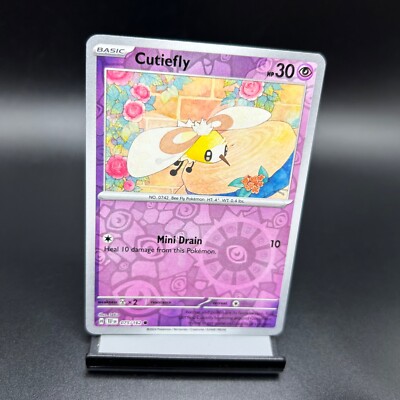 Cutiefly Common Reverse Holo Pokémon TCG Temporal Forces 75/162