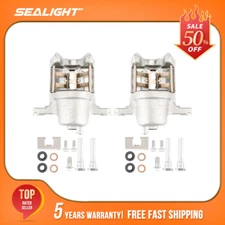 New Pair Rear Disc Brake Calipers w/Bracket For Honda CR-V 2.4L 2002 2003 2004