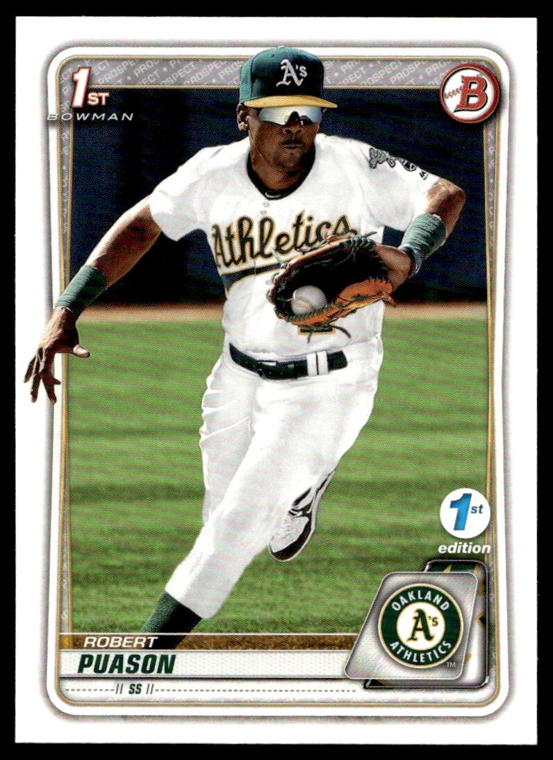 2020 Bowman 1st Edition Robert Puason A6 Oakland Athletics #BFE-145