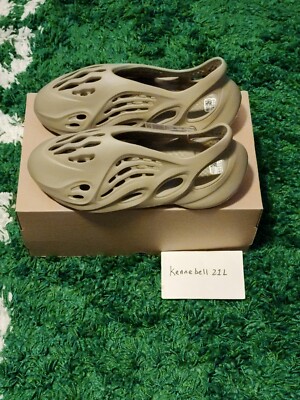 Size 11- Adidas Yeezy Foam Runner RNNR Stone Salt - GV6840 | eBay