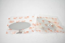 Lot of 2 Udizine Multi-Purpose Solid Shelf 22cm x 8cm Silver Hardware SW173SP