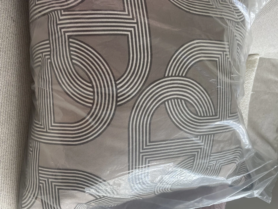 Hermes fabric Cushion - set of 2 - Silk and velvet - including inner  - Image 2 of 3