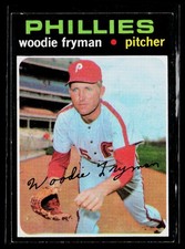 1971 Topps SET-BREAK #414 Woodie Fryman EX or Better, (HUCK'S)