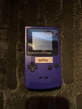 Grape Purple Nintendo Gameboy Color CGB-001 Tested