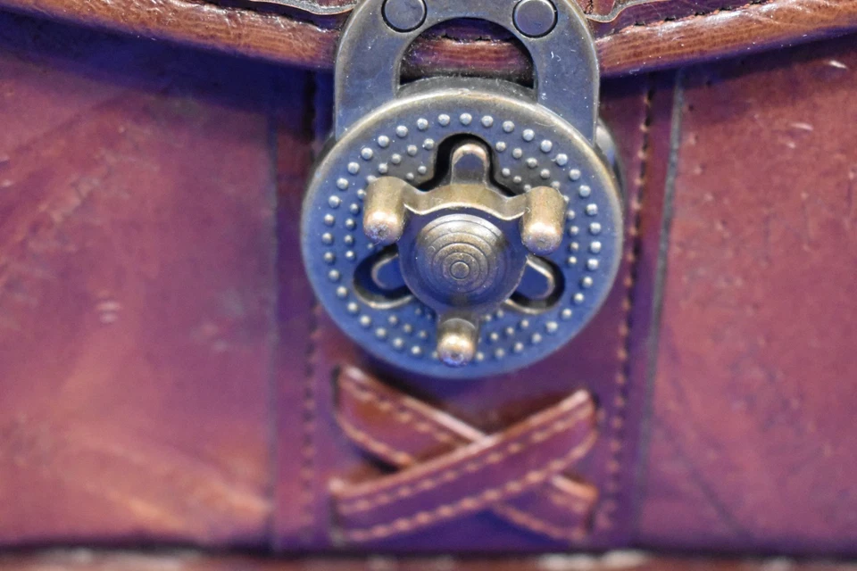 Alte MC Marc Chantal Lederhandtasche, M.C. Leder Handtasche aus den 70gern - Bild 3 von 4