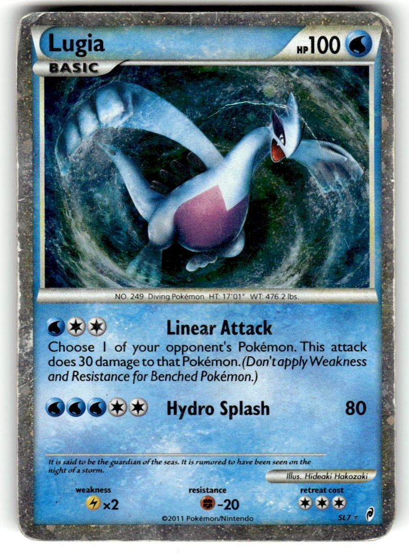 Lugia (Shiny) SL7 Call of Legends Holo Heavy Play (HP/DMG) See pics  