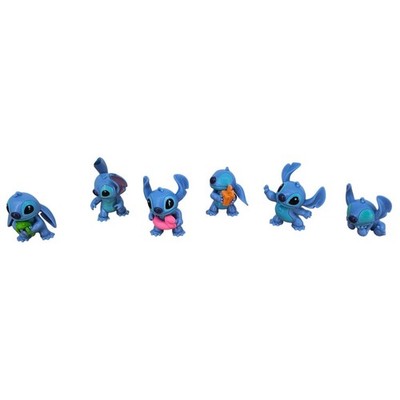 Disney Stitch Mini Figures Greenbrier Set of 6 Cute Collectibles Lilo & Stitch
