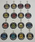 Vtg Hot Wheels Redline Metal Badges Buttons 1967 Original Sweet 16 Complete Set