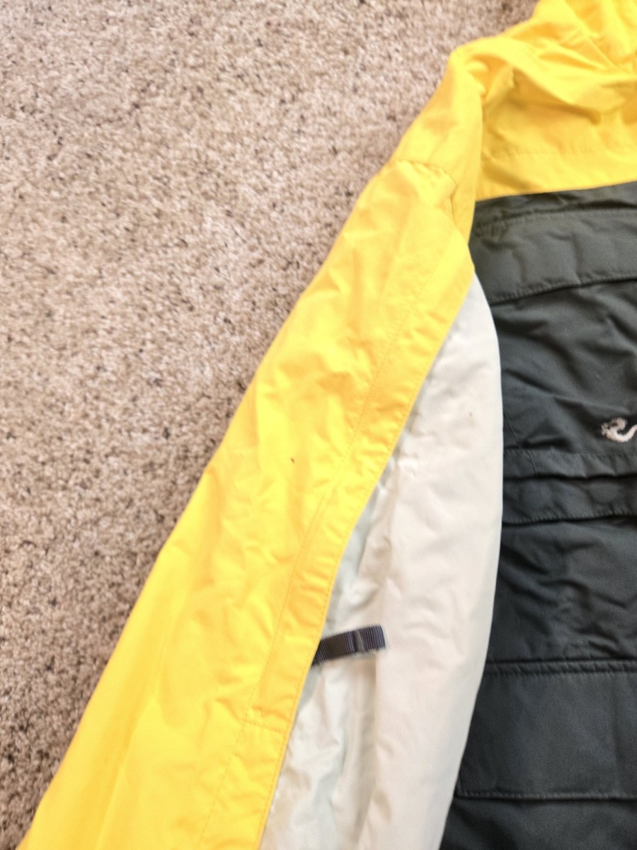 Vintage Burton Ronin Snowboard Jacket XS Mens Black Yellow Full