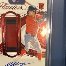 Panini 2024 Flawless Marcelo Mayer Prospect Ruby PPA-MM 04/20 RC Boston