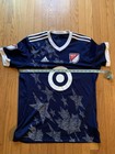 2017 All Star MLS Adidas Men's Blue  Size Medium Jersey USMNT Denim Kit Inspired — photo 4