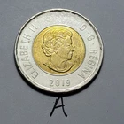 2019 Canada Toonie — photo from another recent sale
