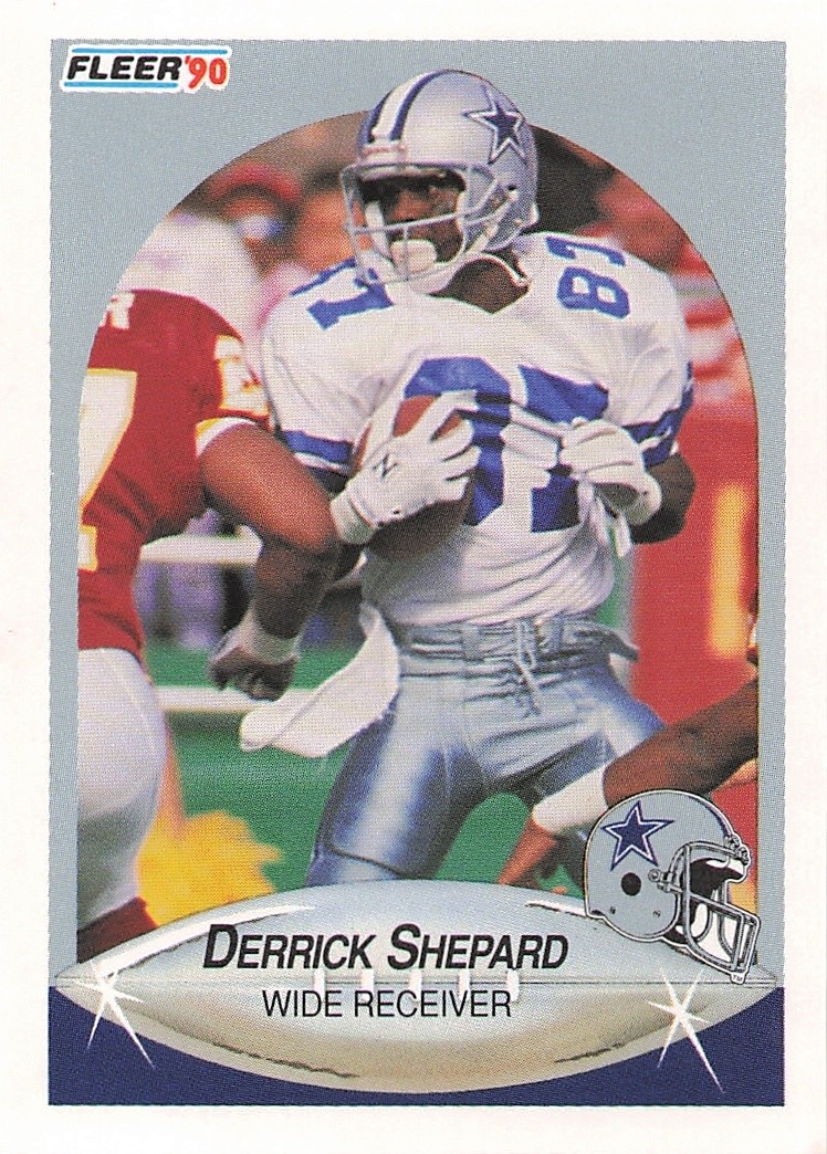 1990 Fleer #395 Derrick Shepard