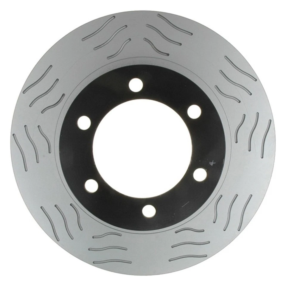 For Toyota Tacoma 2005-2007 ACDelco Gold Slotted 1-Piece Front Brake Rotor - Imagem 3 de 4